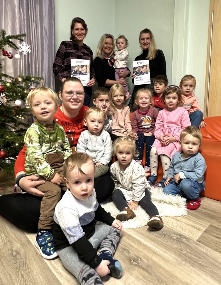 Mutti Jean Möller macht für Kita Ziegenrück einen 1000 Euro-Gewinn